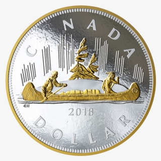 Pure Silver One Kilogram Coin - Canadian 1 Dollar Coin 2018