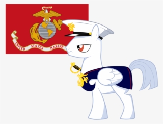 Ine Ed Pony Scootaloo Applejack Red Cartoon Mammal - Marine Corps Flag