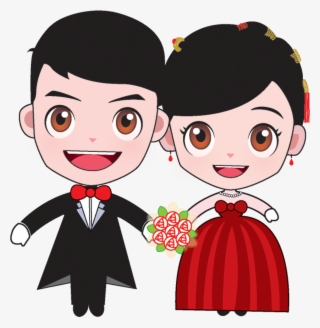 Bridegroom Marriage Cartoon Wedding Bride And - Wedding Bride Groom Cartoon