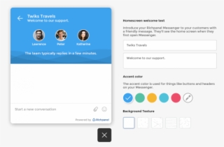 Customize The Live Chat Messenger - Google My Business Labels