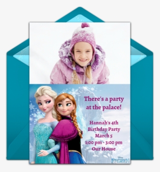 Elsa & Anna Online Invitation - Frozen Pixar