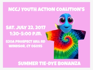 Nccj Yac's Summer Tie-dye Bonanza - Poster