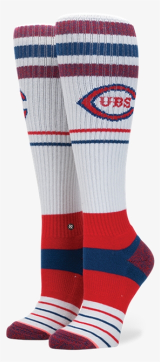 Chicago Cubs 216 Ugly Holiday Sweater Socks - Sock