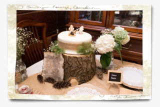 Wedding Cake Marten River Lodge Dining Room - Cake Decorating