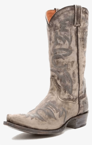 11866 7 - Gray Distressed Boots