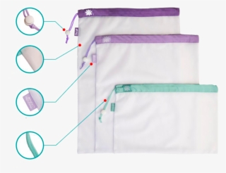 Set De 3 Bolsas Para Frutas Y Verduras - Linens