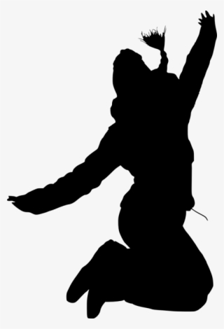 Free Png Happy Jump Silhouette Png - Silhouette
