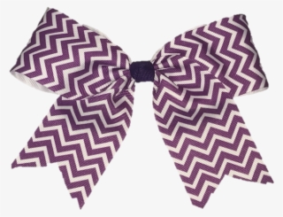 Basic Purple Chevron Cheer Bow - Bridget Riley Blaze Study