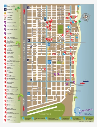 Carte-playa - Playa Del Carmen