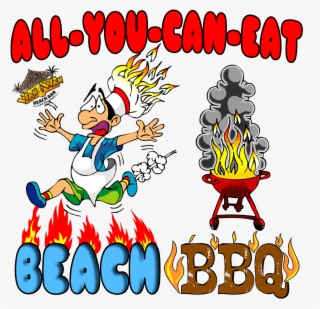 All You Can Eat International Beach Bbq & Buffet At - Clip Art