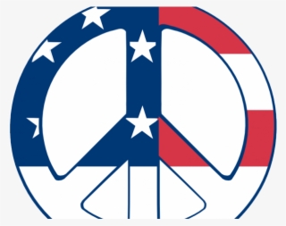 Symbol Flag Clipart Usa - Us Peace Sign