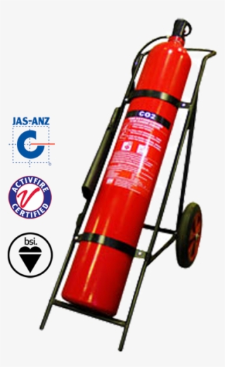 45kg Mobile Co2 Fire Extinguisher - Joint Accreditation System Of Australia And New Zealand