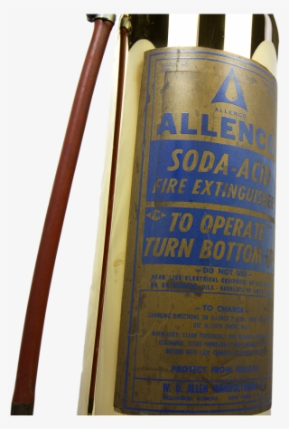 Allenco Brass Fire Extinguisher - Beer Bottle