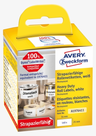 Roll Label A1976411, 25x54mm, White Avery Zweckform - Label