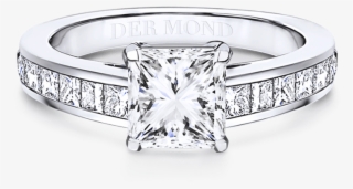 Diamond Band Princess Cut - Pre-engagement Ring