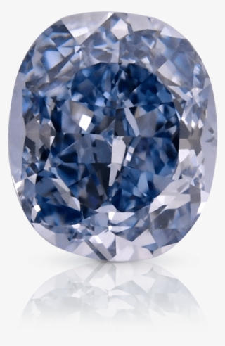62 Carat, Fancy Vivid Blue Diamond, Cushion Shape, - Diamond