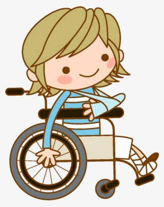 Cartoon Patient Wheelchair Element - Nurse And Patient Clipart Png