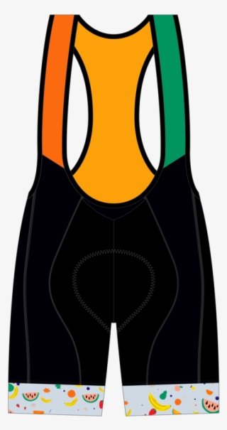 Fruit Salad Bib Shorts - Competitive Swimwear