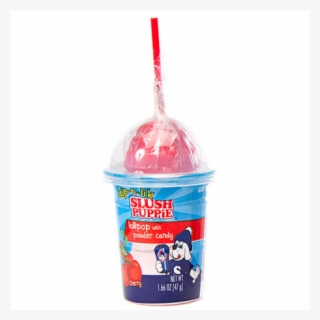 Dip N Lik Slush Puppie Lollipop With Powder Candy - Water Bottle