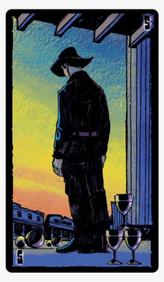 Tarot Card Of The Day Five Of Cups - Prairie Tarot