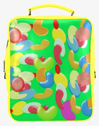 Jellybeans Green Square Backpack - Briefcase