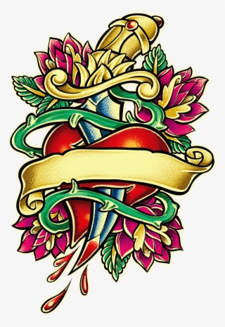 Rose Vector Fragrance Tattoo Png Download Free Clipart - Clip Art