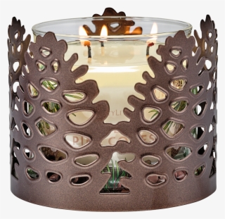 Fh18 P93190 A Web - Partylite Pine Cone Jar Shade