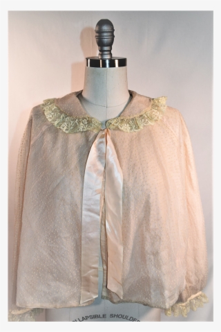 Vintage Stella Fraqim Delicate Damsel Cape Shirt Of - Cape