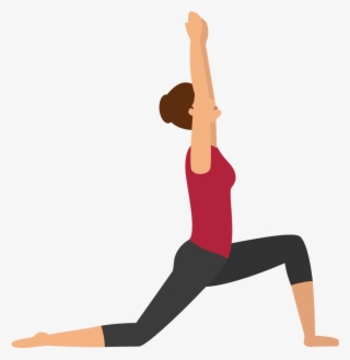 Low Lunge With Back Bend Pose - Stretching