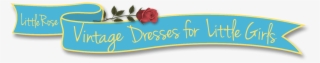 Vintage Dresses For Girls - Garden Roses