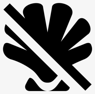 No Shellfish Icon - Hand