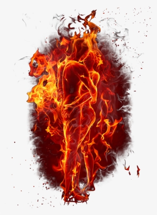 Love Flame Couple Transprent Png - Flame Couple