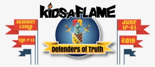 Kids A Flame Summer Camp June - Cartoon