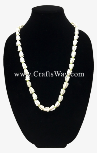 Crown Flower Necklace - 24 Inch Gold Chain Rope