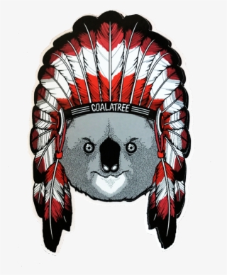 Coalatree Red Headdress Logo Sticker Pack - Coalatree