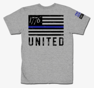 Thin Blue Line Heather-front Grande V=1532636028 - Active Shirt