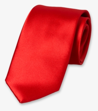 Red Polyester Tie