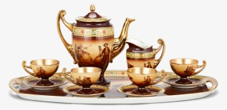 Bohemian Porcelain Tea Set - Teapot