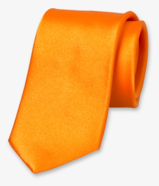 Corbata Naranja Satinada - Orange Krawatte