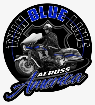 Support The Thin Blue Line Across America Ride - Motorcycle