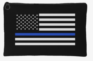Thin Blue Line American Flag Accessory Pouch - Thin Blue Line