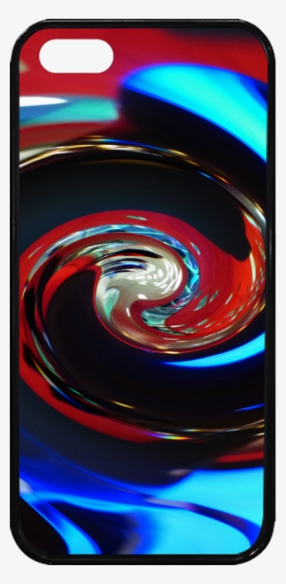 Swirling Colors, Red, Swirl Rubber Case For Iphone - Smartphone