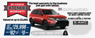 Sale Banner - Mitsubishi Outlander