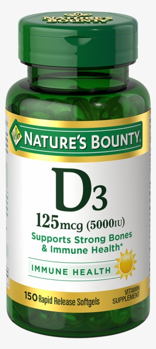125 Mcg - Vitamin D3 Nature's Bounty