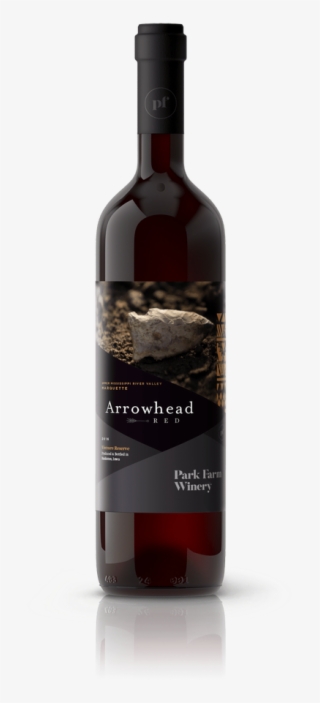 Arrowhead Red Image - Glass Bottle