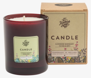 Natural Handmade Lavender, Rosemary, Thyme & Mint Her - Candle