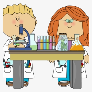 Clipart Science Clip Art - Students Learning Science Clip Art