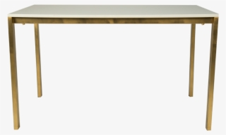 Kelli White And Gold Dining Table - Pergolato Bambu