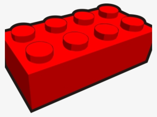 Brick Clipart Lego Brick - Cartoon Red Lego Brick