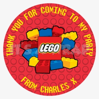 Lego Blocks Sweet Cone Stickers - Slogan Lego